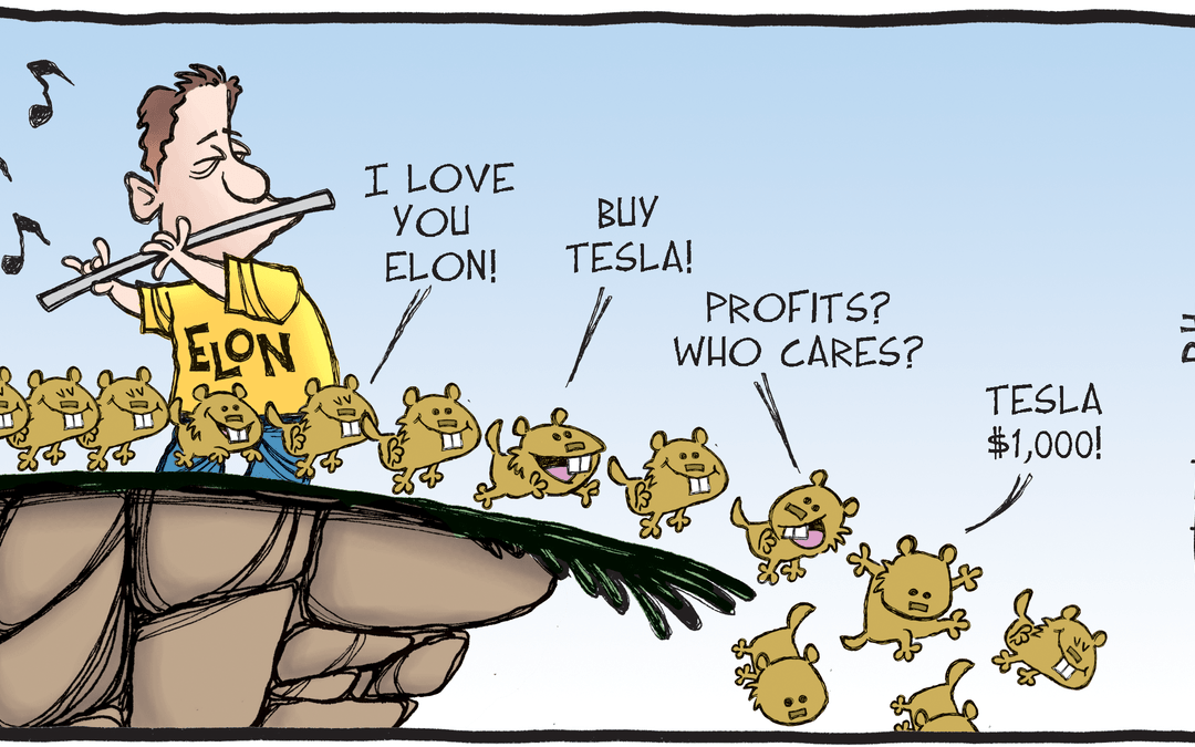De nadelen van index-beleggen. Tesla.