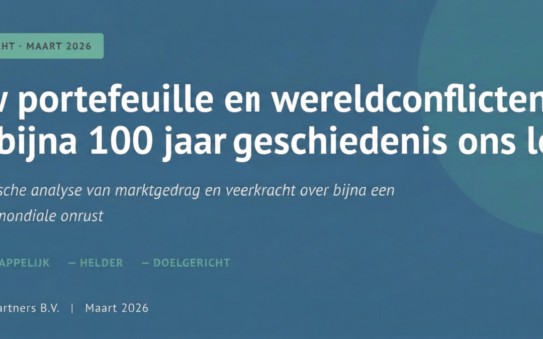 Jouw portefeuille en wereldconflicten: wat bijna 100 jaar geschiedenis ons leert!